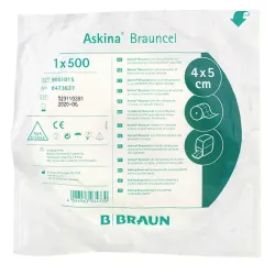 Askina Brauncel cellulose pads B.Braun 4 x 5 cm, niet-steriel - 16 rollen